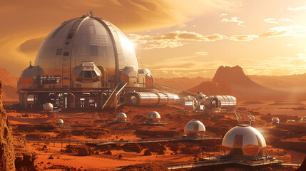 Base espacial permanente en Marte