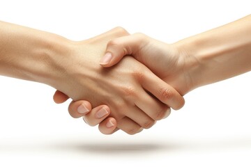 the moment of a handshake between two people professional photography
