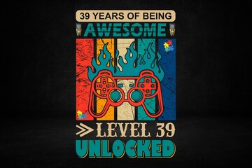 39 Years Of Being Awesome (JPG 300Dpi 10800x7200)