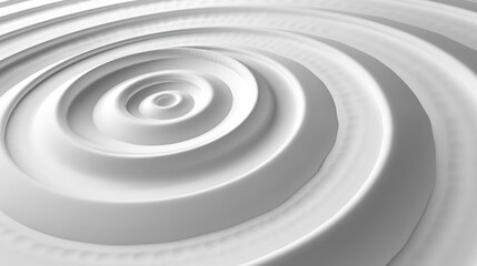 White rings pattern. Generative AI