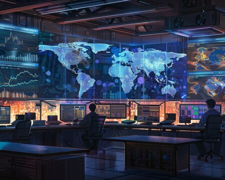 A global network operations center for a cryptocurrency exchange