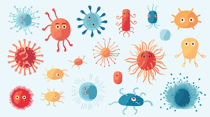Infection bacteria and pandemic coronavirus virus b