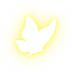 Neon LED Light,Butterfly glow light, miracle magic effect, A flock of butterflies, firefly