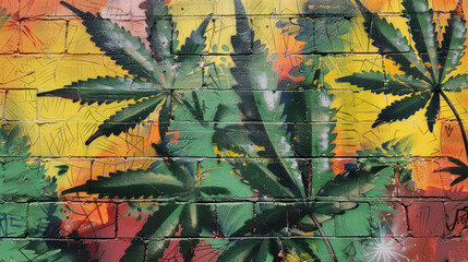 Street graffiti in support of legalization