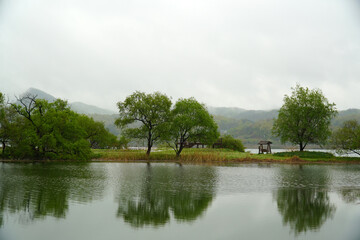 Fototapeta premium Spring in the Mulbit Park of Ungil Mountain
