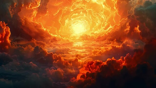 Apocalyptic Fury: A Minimalist Vision of Nuclear Impact. Concept Apocalyptic, Fury, Minimalist, Vision, Nuclear Impact