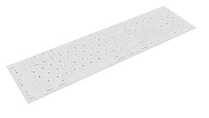 3d rendered illustration of a keyboard