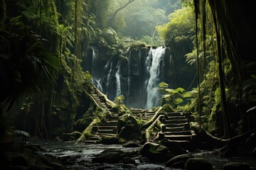 waterfall in the forest