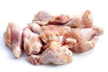 Fototapeta na wymiar Fresh raw chicken wings (wingstick)