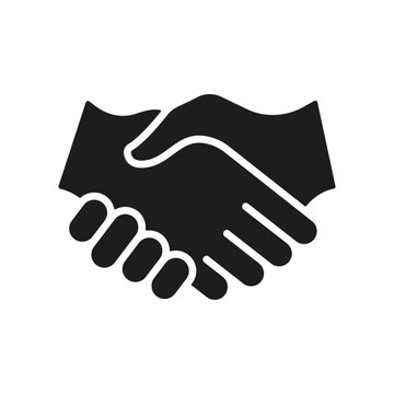 recommend clip art: Handshake Silhouette Icon. Business Partnership. Greetings, Introduction At Meeting Glyph Pictogram. Hand Shake, Deal Solid Sign. Professional Agreement Symbol. Isolated Vector Illustration