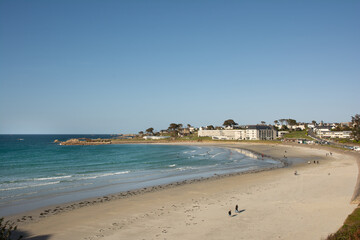 Paysage de mer à Trévou-Tréguignec en Bretagne - France