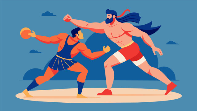 The ancient Greek art of Pankration which combines elements of wrestling boxing and martial arts is resurrected and adapted for modern day