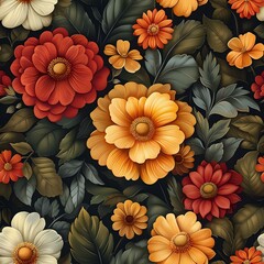 Modern and Sophisticated Botanical Artwork with Meticulous Detail