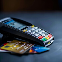 Enter the future of payments with a credit card swipe machine. AI generative enhancements redefine transaction technology.