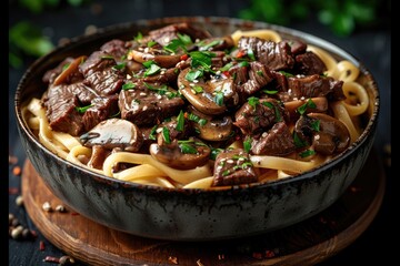 Beef Dishes of All Time in the kitchen table professional advertising food photography