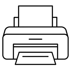 Printer icon vector illustration