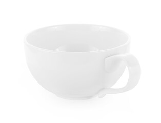 ceramic cup isolated on white background.