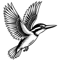 illustration of a bird vector art 