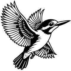 illustration of a bird vector art 