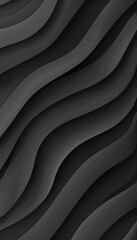 Fototapeta premium Black Wave Abstract