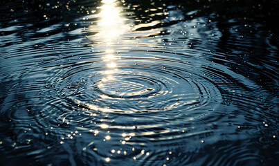 ripples in the water-generative ai
 - obrazy, fototapety, plakaty