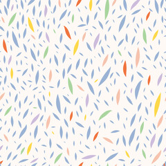 Seamless hand drawn pattern. Abstract background with hand drawn doodle shapes. - obrazy, fototapety, plakaty