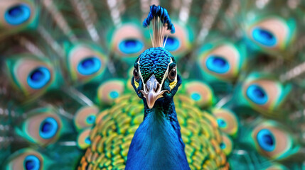textured background with peacock features © Volodymyr Shcherbak