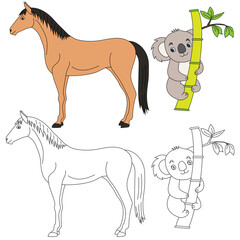 Wild Animals clipart collection for lovers of jungles and wildlife. This set will be a perfect addition to your safari and zoo-themed projects.