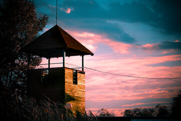 sunset from the tower 