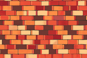 Textured brick pattern in warm tones