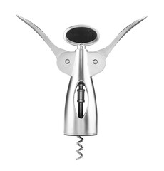 One wing corkscrew isolated on white. Kitchen utensil
