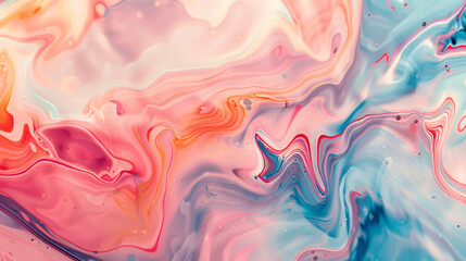 Abstract pattern. Liquid marble texture. Modern art ..