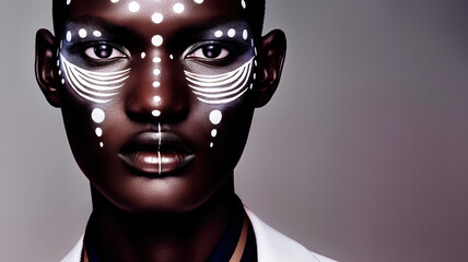 Creative portrait of a person