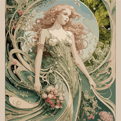 a stunning art nouveau 1