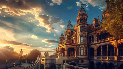 Albert Hall Mansion Albertopolis London England ..