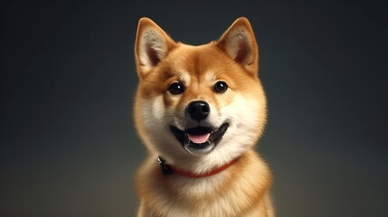 Cute Fluffy Portrait: Smiling Labrador Puppy Dog