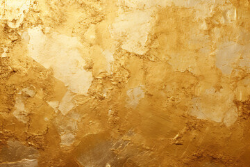 a gold and white wall