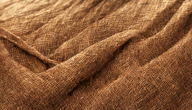 Hessian folded fabric texture background woven backdrop wallpaper