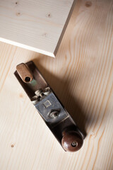 Hand plane. Joiner's (carpenter's) tool.
