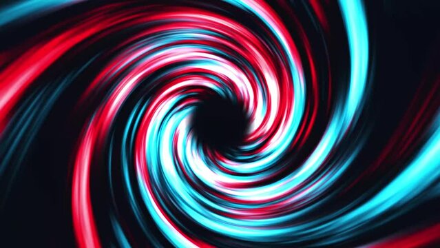 blue red spiral background video, space blue red spinning things, Loop background, video 4K video