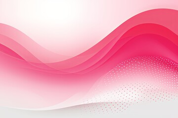 Pink and white vector halftone background with dots in wave shape, simple minimalistic design for web banner template presentation background. with copy space for photo text or product, blank empty co - obrazy, fototapety, plakaty