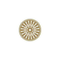 Amhara Shield logo or icon design