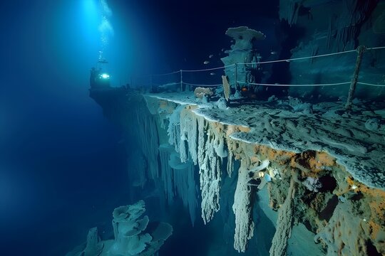 Captivating Scenes of Deep Sea Discovery:Exploring the Mysterious Underwater Realm with Awe-Inspiring Clarity