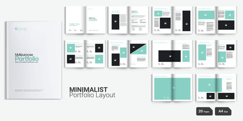 Minimal Portfolio Design Template Portfolio Layout Architecture and interior portfolio layout design