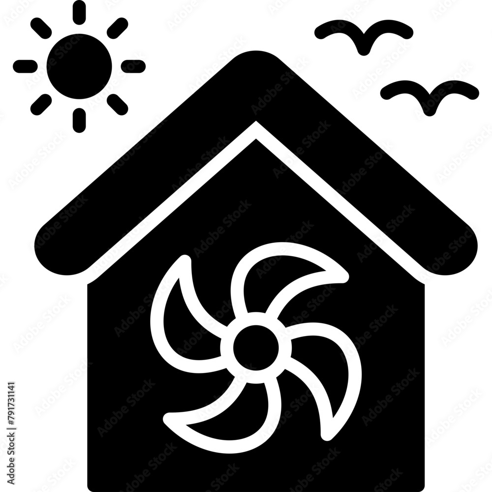 Poster House Ventilation Icon