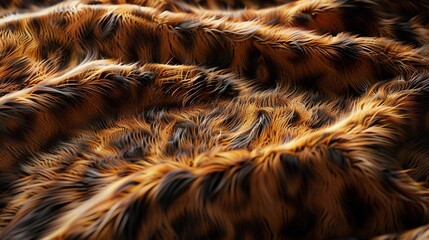 A close up of a cat's fur with black and brown spots