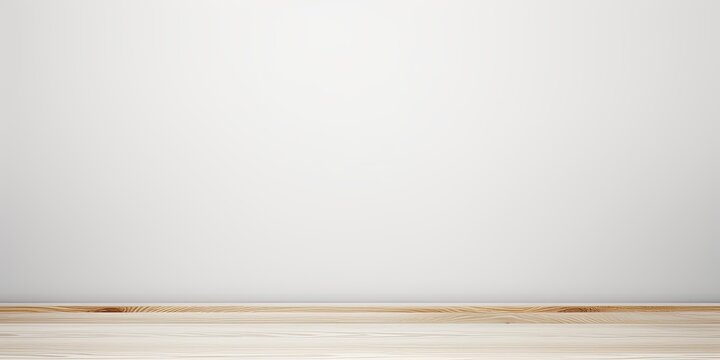 White background with a wooden table, product display template. white background with a wood floor. White and white photo of an empty room for presentation or packaging design in the style of an empty