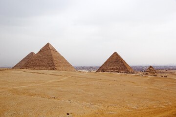 The Giza Pyramid Complex in Giza, Egypt,