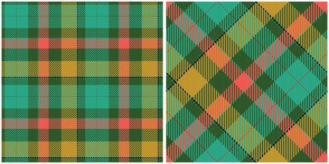 Tartan Pattern Seamless. Pastel Scottish Plaid, Template for Design Ornament. Seamless Fabric Texture.