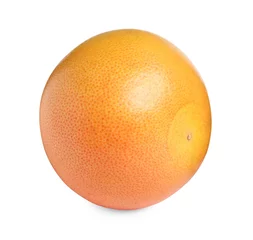 Foto op Plexiglas Citrus fruit. Whole fresh grapefruit isolated on white © New Africa